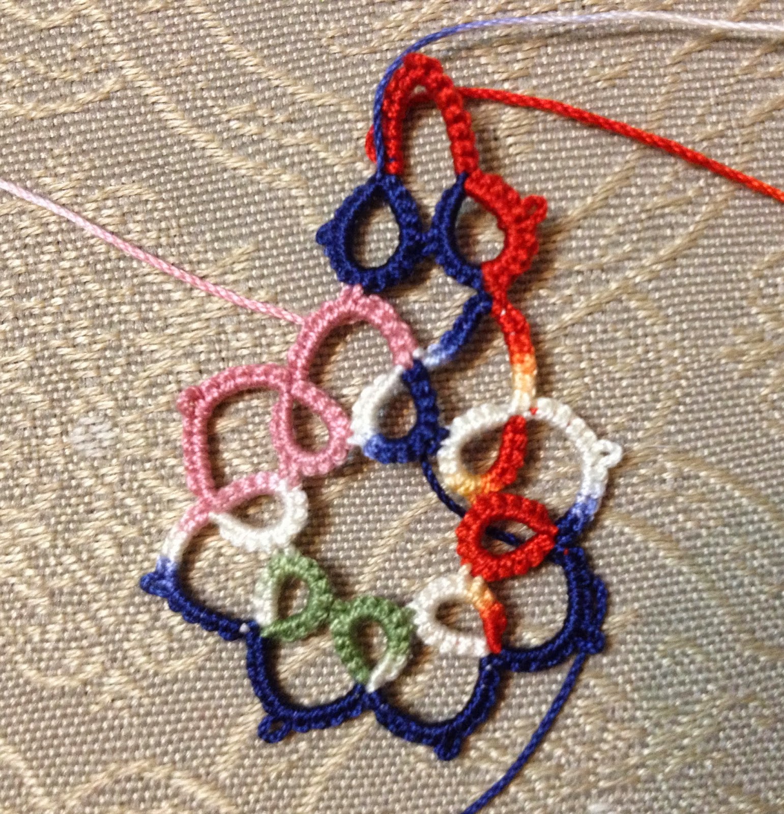 Tatting All Over the Place "Mastering" Split Chains and Single Shuttle
