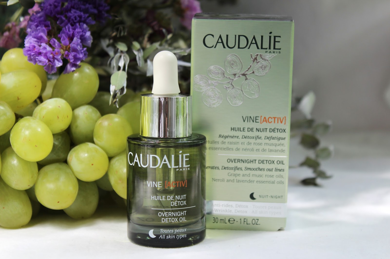 Caudalie vine activ huile de nuit détox