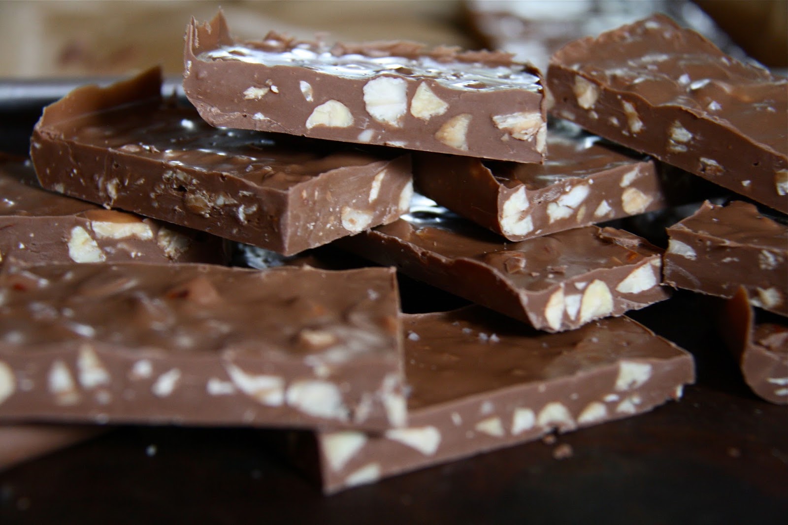 salted sugared spiced™ Roasted Almond Chocolate Bars