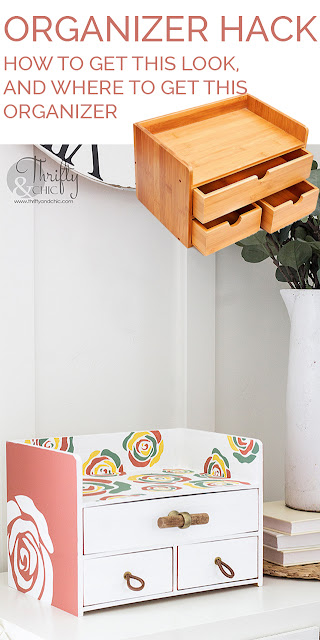 Organizer hack. Organization and decluttering ideas. Bathroom organization ideas. Desk organizer. DIY desk organizer makeover.