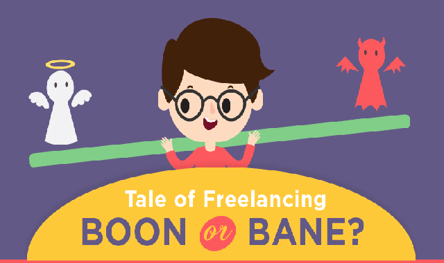 Tale of Freelancing: Boon or Bane? #infographic