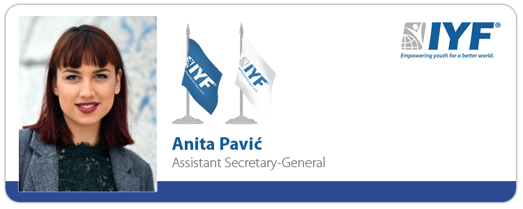 Anita Pavić, IYF Assistant Secretary-General Anita Pavić, IYF Assistant Secretary-General