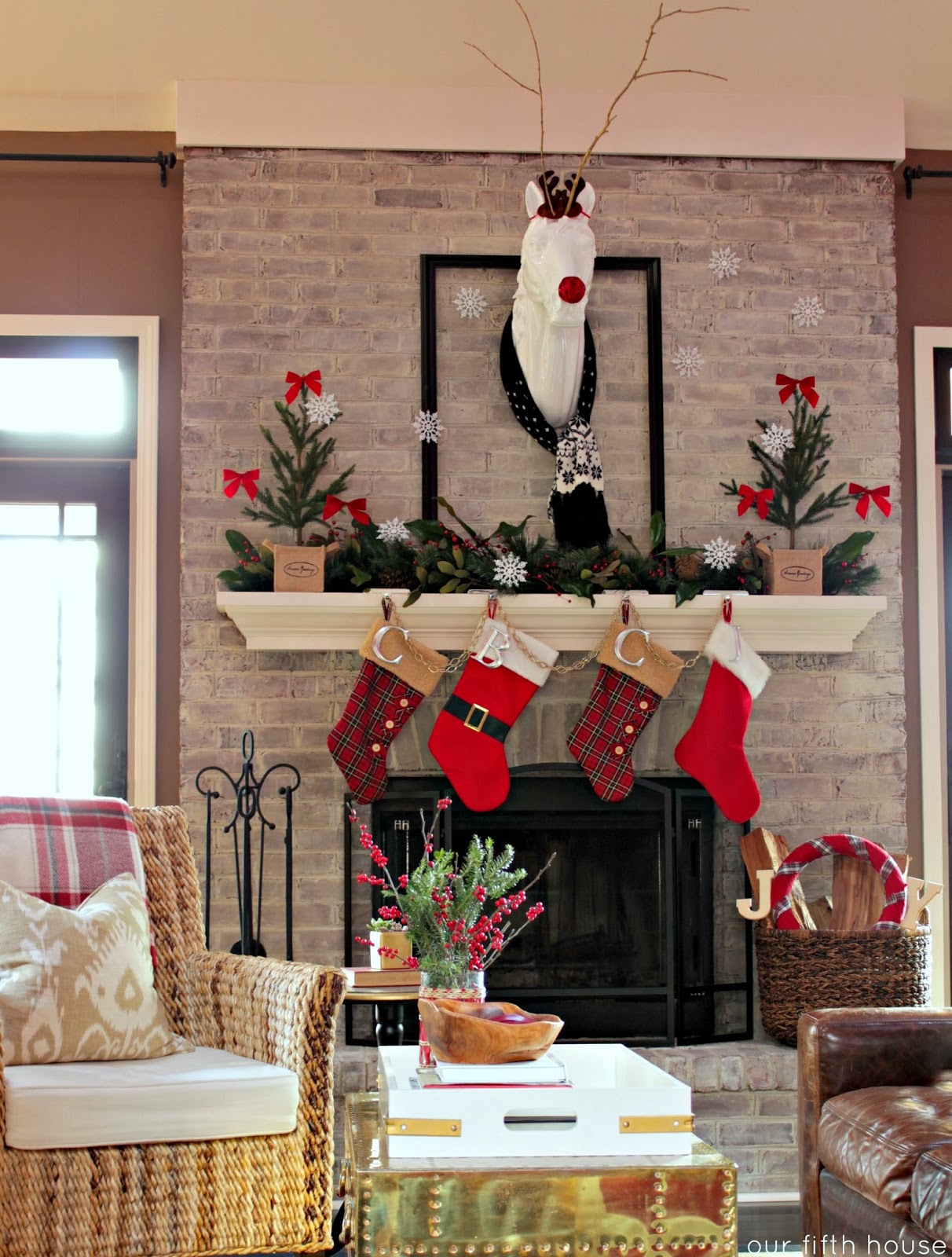 a very merry mantle and a party - Our Fifth House