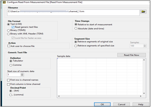 Learn Instrumentation: Read and Plot data from text files in LabVIEW