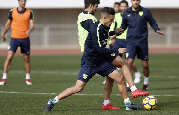 Málaga, entrenamiento con la novedad de Ernestas