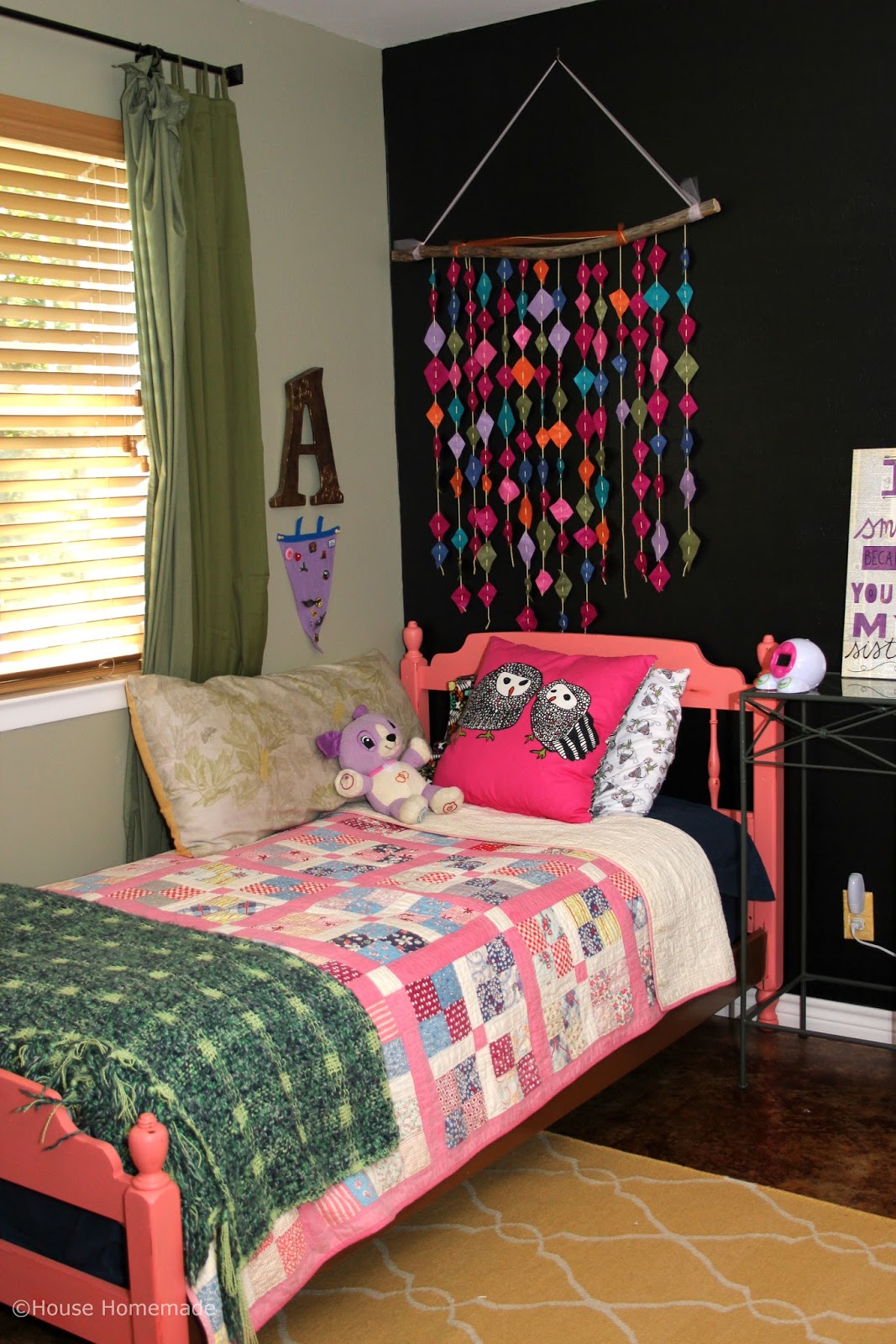 House Homemade DIY Felt Wall Hanging