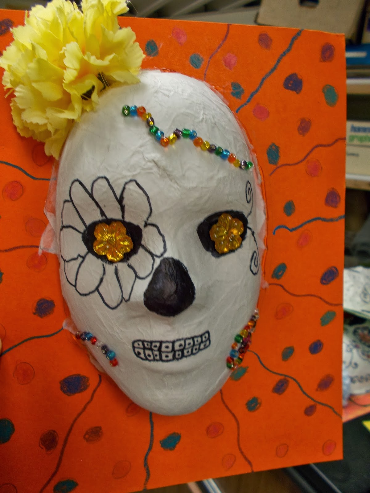 Mrs. Pierce's Polka Dot Spot: Skeleton Masks