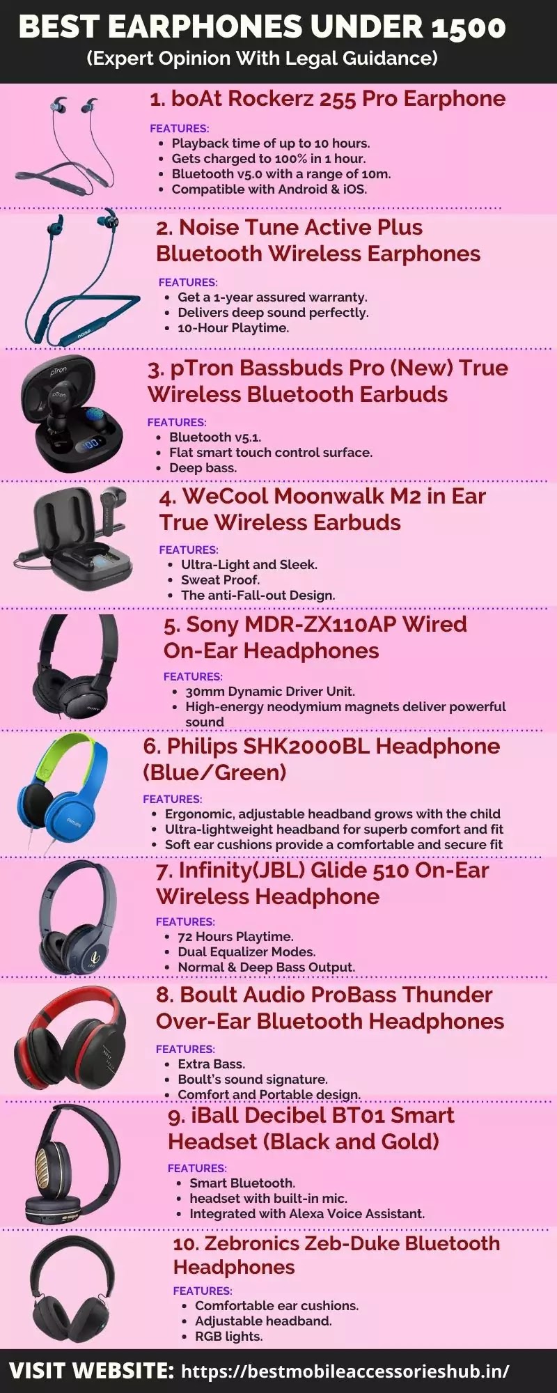  best bluetooth earphones under 1500