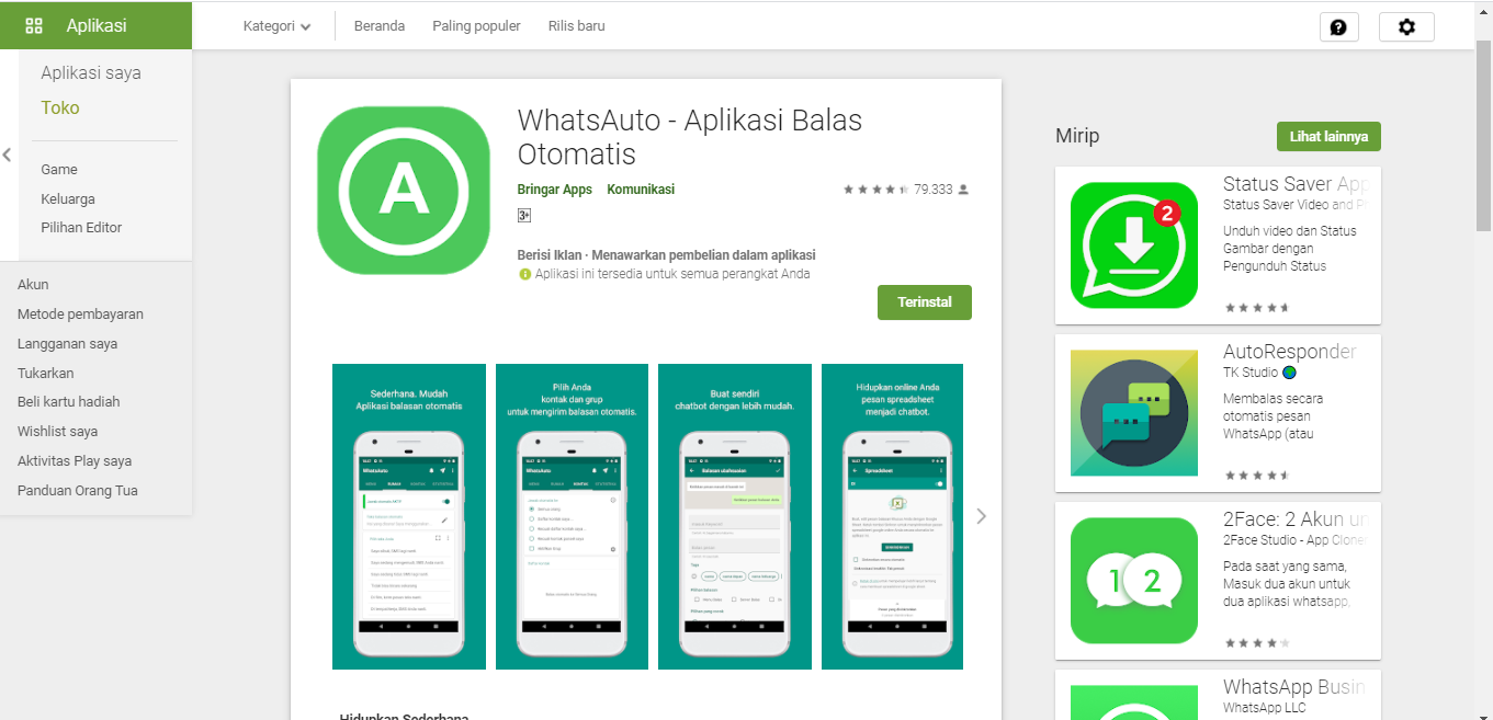 cara membuat whatsapp auto respon