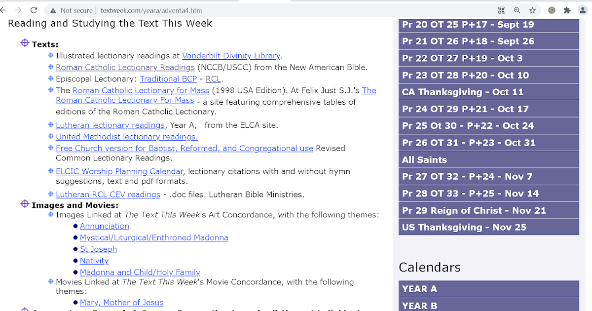 Lectionary 2023