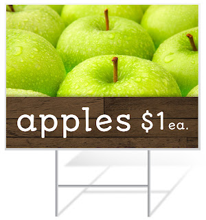 Apples for Sale Lawn Sign | Lawnsigns.com Apples for Sale Lawn Sign | Lawnsigns.com