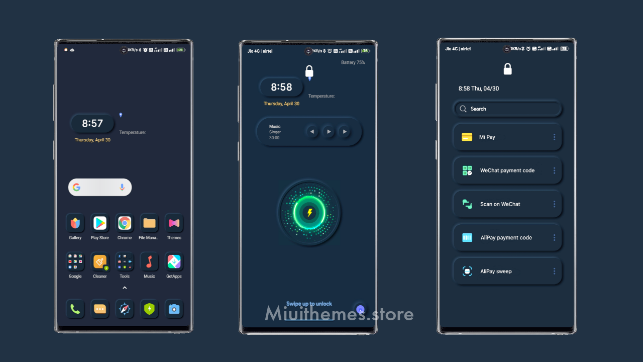 Soft light attractive theme for MIUI 11 with Dark mode support MIUI