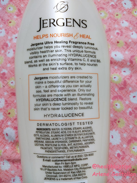 Jergens Ultra Healing Lotion Review (fragrance free) | @healthbiztips