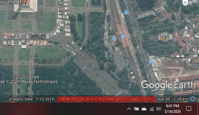 Pengaturan Koordinat pada Google Earth tutorial google earth