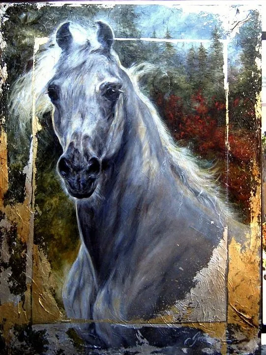 Janice Darr Cua | American Figurative painter | Ladies and horses