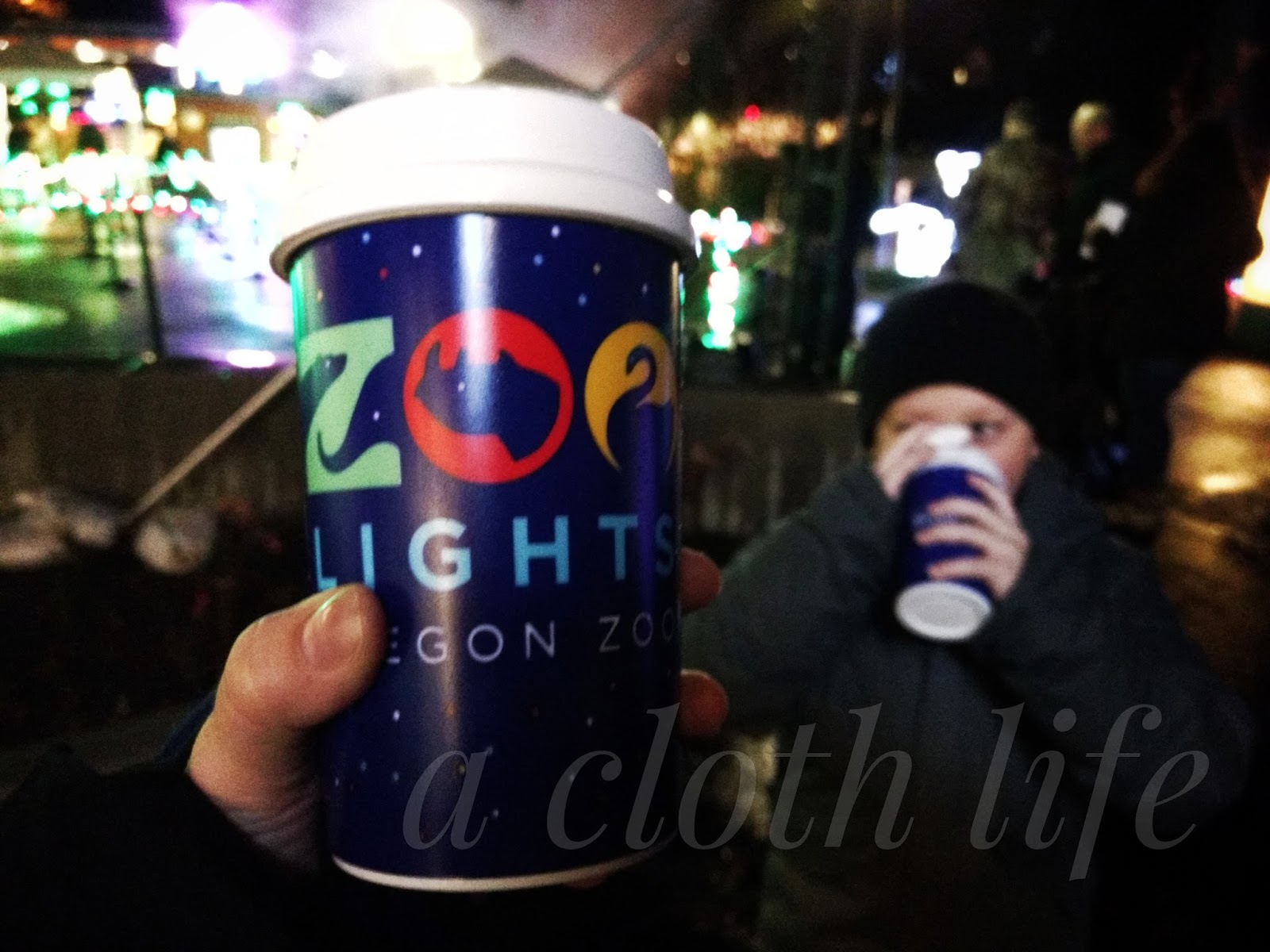 A Cloth Life Christmastime Traditions ZooLights at the Oregon Zoo