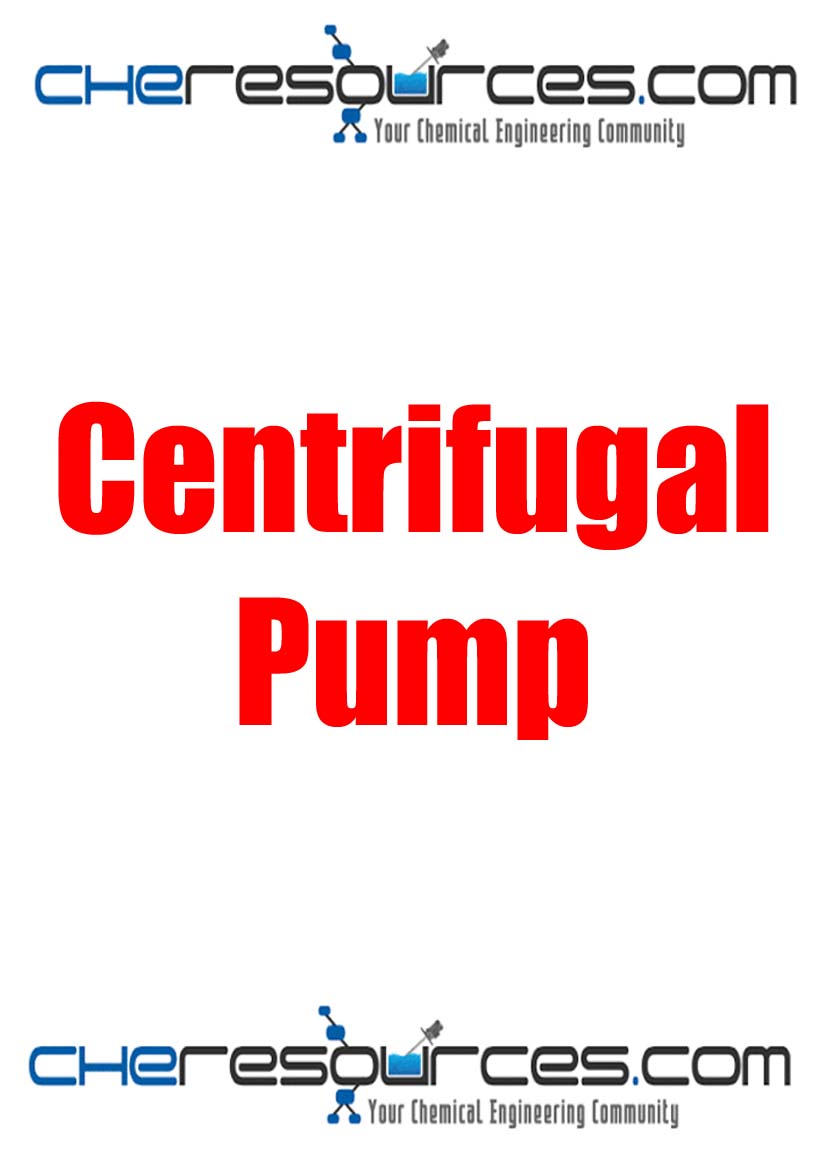 Centrifugal Pump Notes By Cheresources