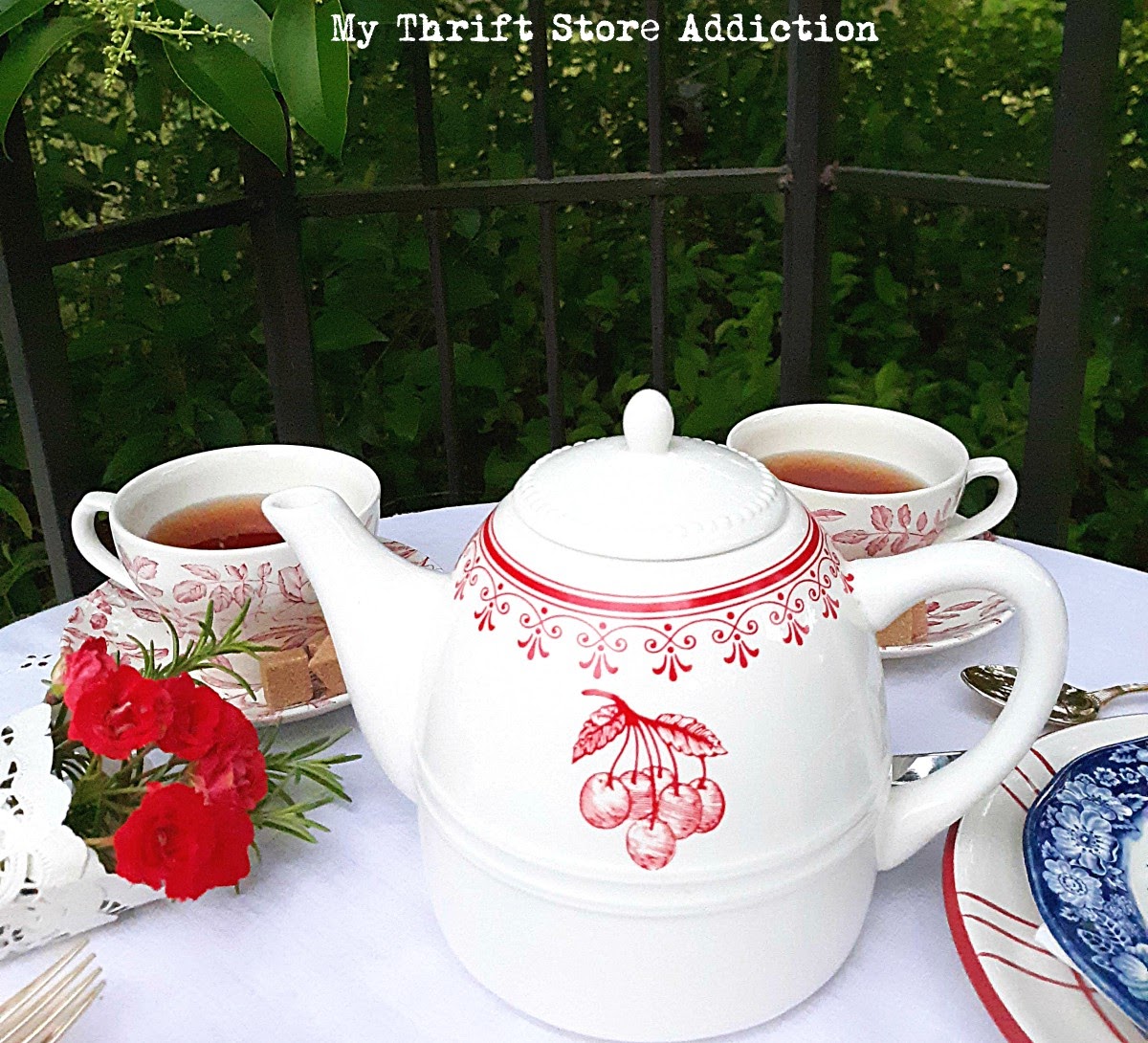 patriotic garden tea party