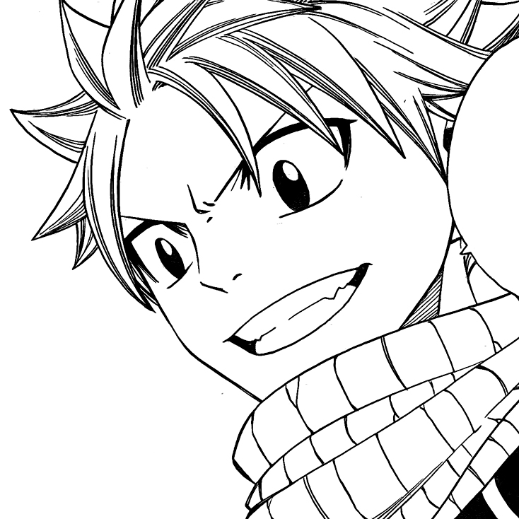 Natsu Smiling Coloring Play Free Coloring Game Online