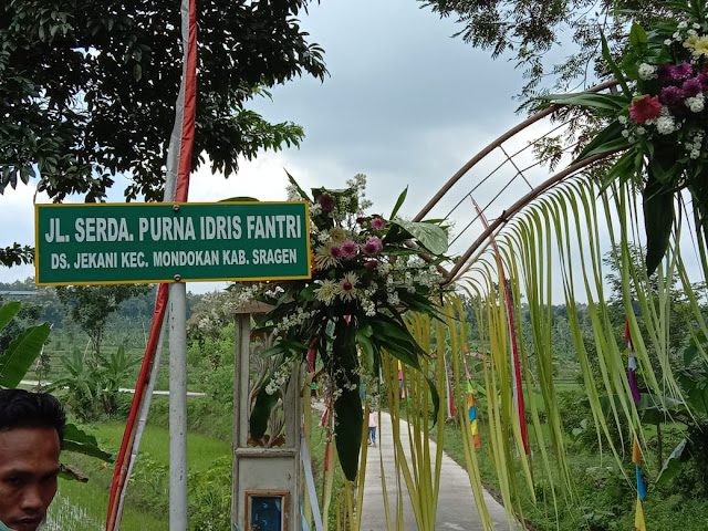 Unik, Ini Nama Jalan Hasil TMMD Sengkuyung I Kodim Sragen Unik, Ini Nama Jalan Hasil TMMD Sengkuyung I Kodim Sragen