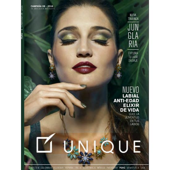 ♥ YANBAL INTERNATIONAL UNIQUE 2016 C08 / Catálogo Julio Agosto ♥