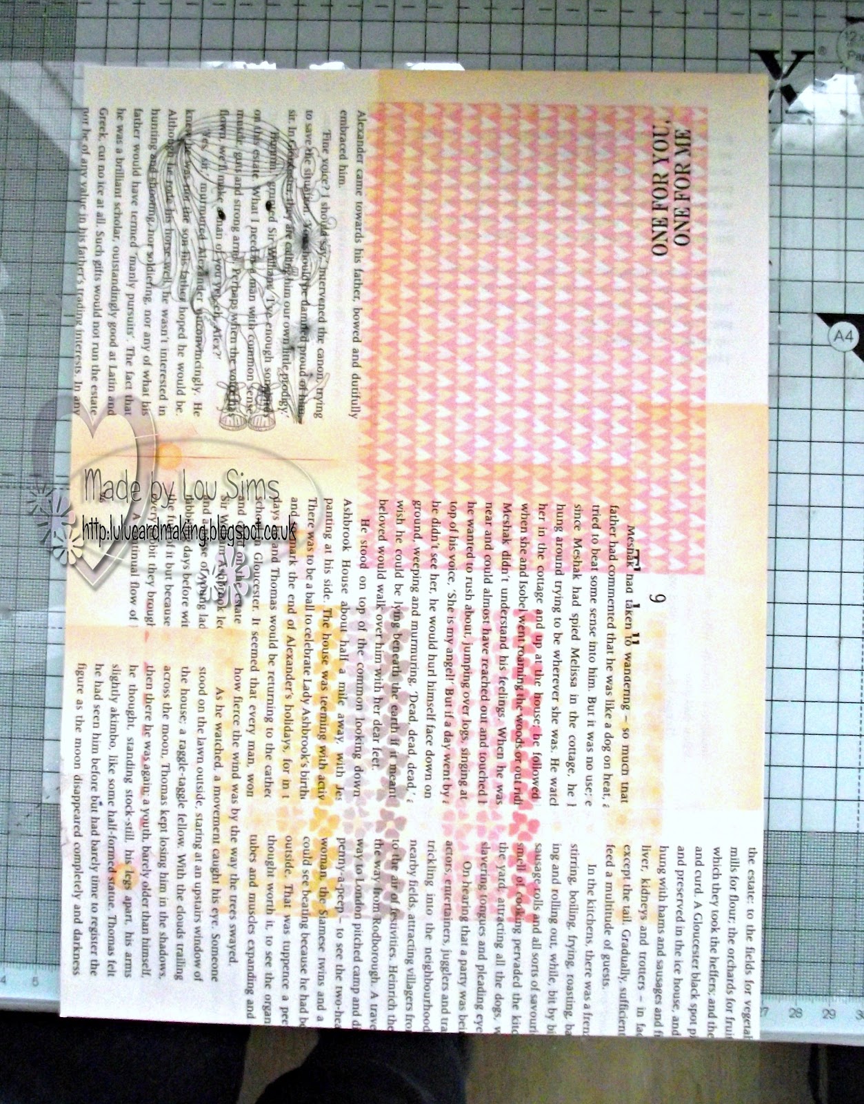 Printing on to book pages