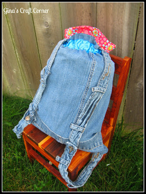 Blue Jean Backpack
