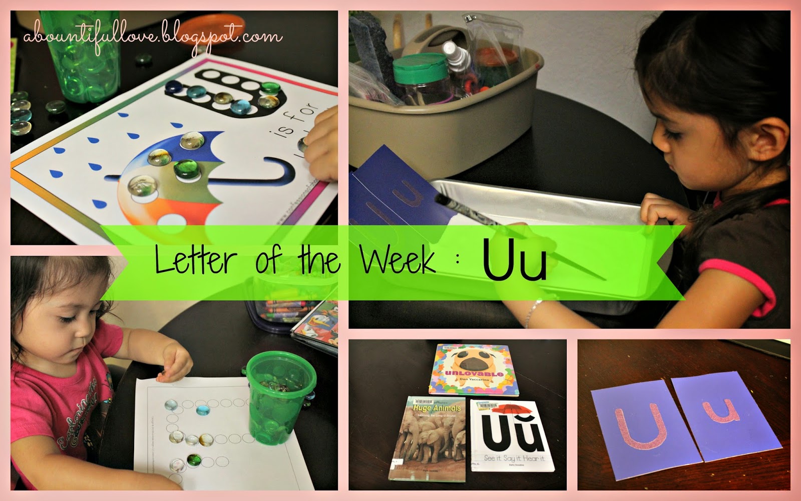 Letter of the Week : Uu - A Bountiful Love