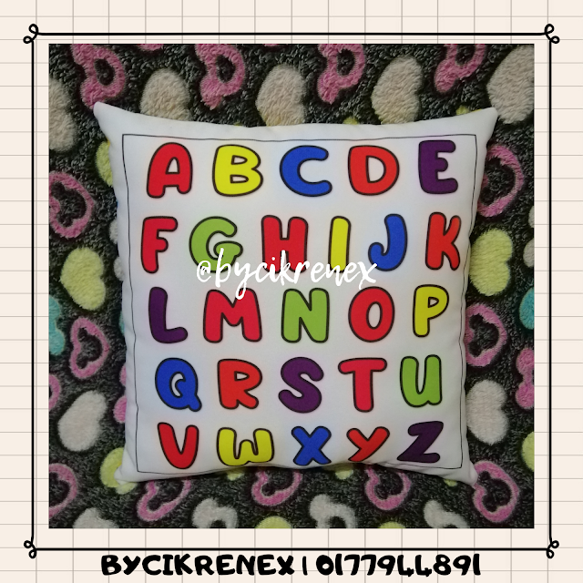 Alphabet pillow