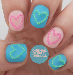 nail beads neon artstix own models polishes really looked wanted together