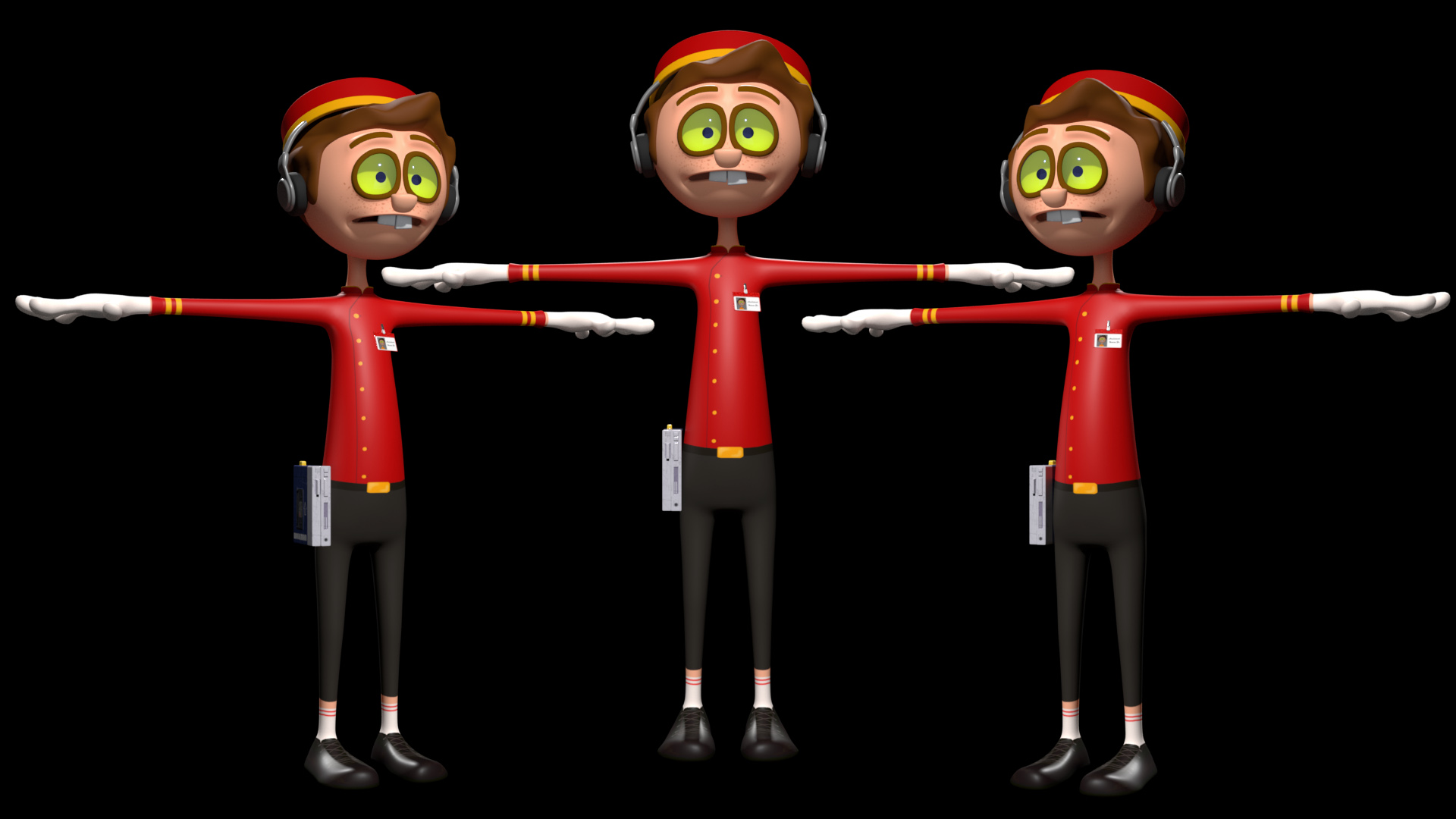 Texturing Moom Senior and Moom Junior Assets and UVs