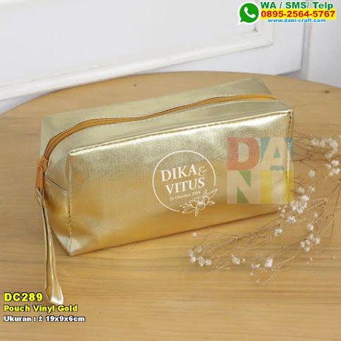 Pouch Vinyl Gold