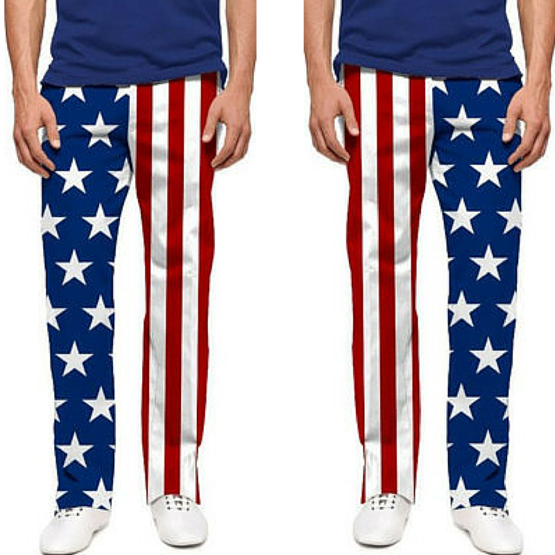 Pants with Intrigue: Stars and Stripes Golf Pant