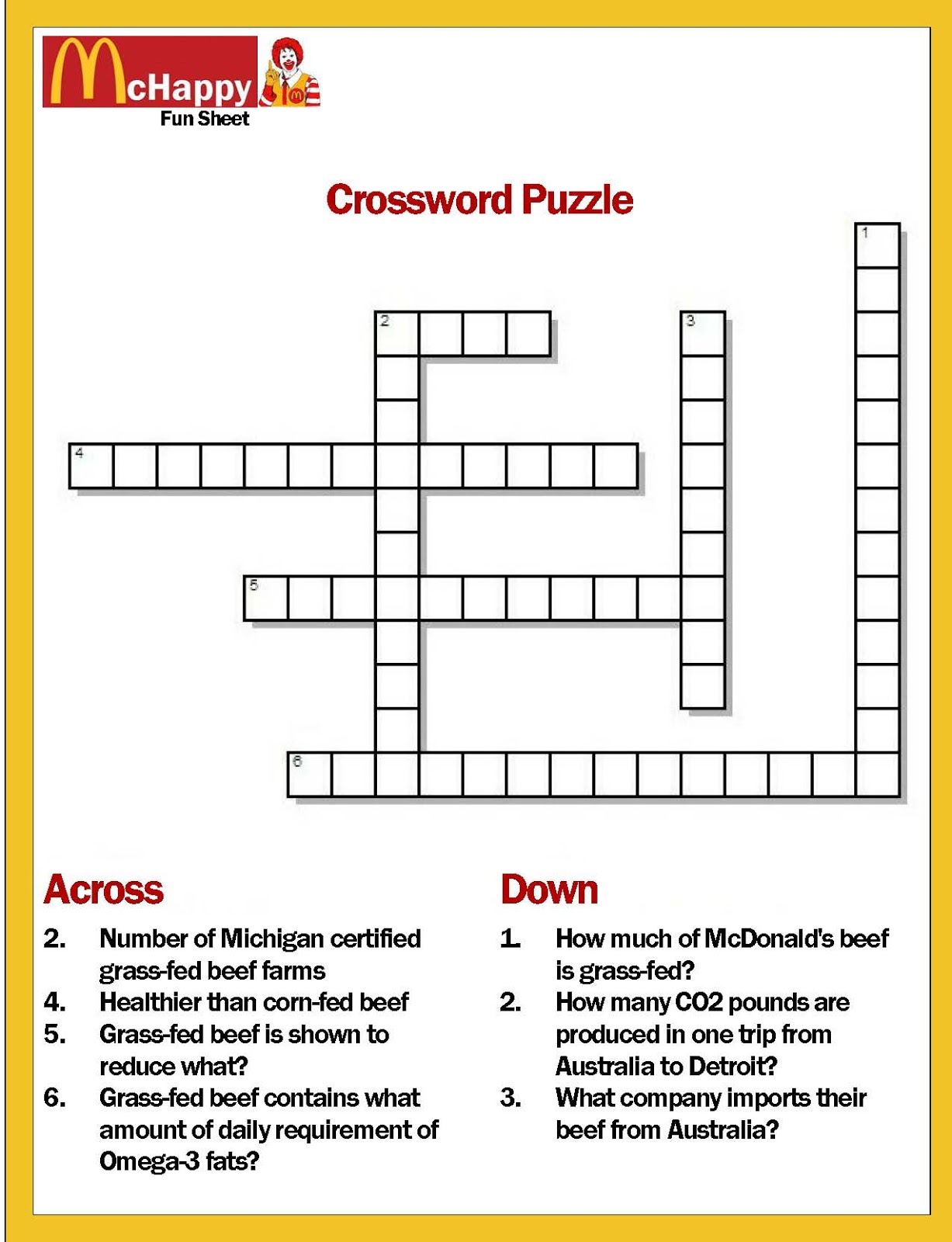 Crossword Cut Of Beef