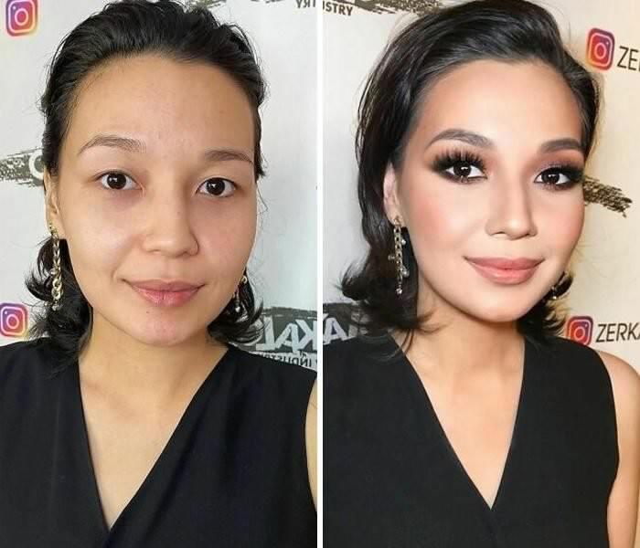 Before And After Photos From A Talented Makeup Artist Lena Motinova