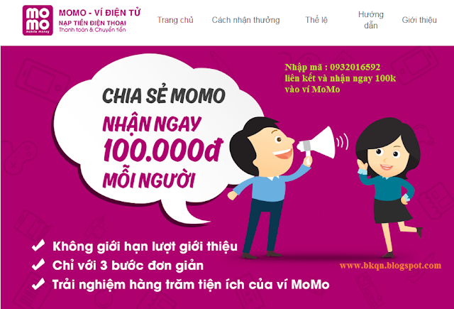 Hướng dẫn nhận ngay 100k miễn phí từ Ví MoMo I Sơn BLog