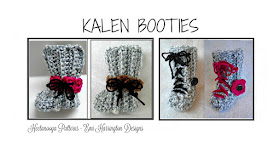 KALEN BOOTIES - Newborn to 6 months - Free Crochet Pattern