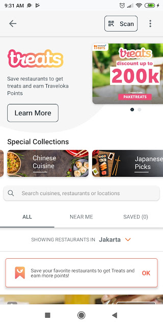 promo restoran treats traveloka eats