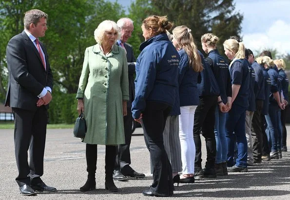 The Duchess visited the Newmarket operation for the first time since being appointed its first ever patron last November