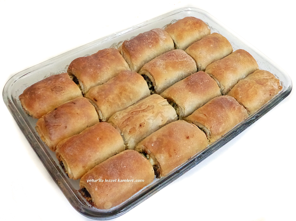 yetur�la lezzet el açması ıspanaklı kuru börek baklava