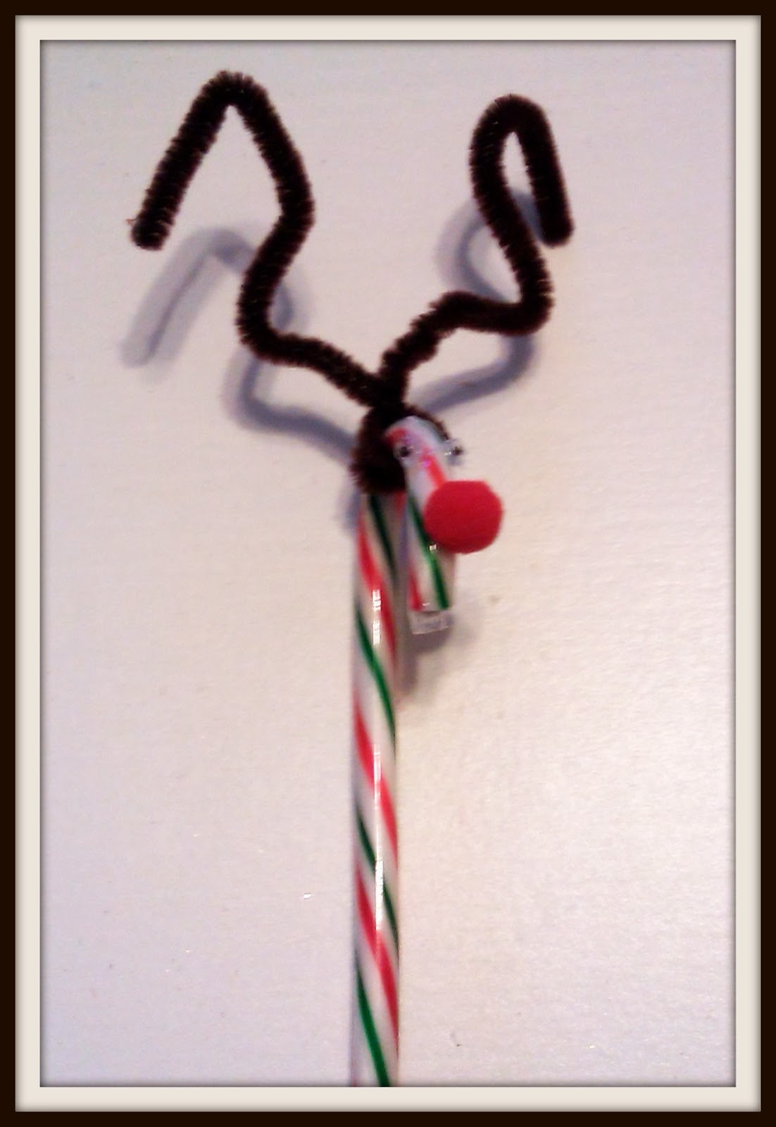 Double Treble Craft Adventures Candy Cane Reindeer {Craft}