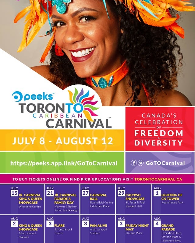 De Cocoa Pañyol Blogspot Peeks Toronto Caribbean Carnival July 8