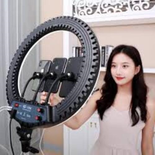 Đèn livestream 45cm cao 2m 3 kẹp có điều khiển RL18