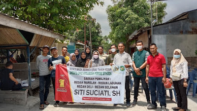 Siti Suciati SH Lakukan Reses Masa Sidang II di Kecamatan Labuhan Secara Door To Door