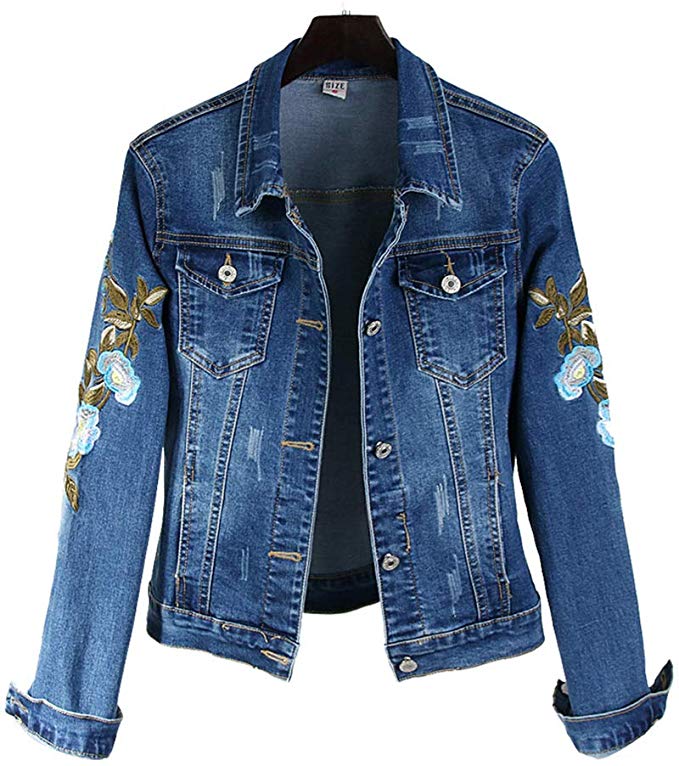 Cazadora vaquera mujer tuneada Clearance