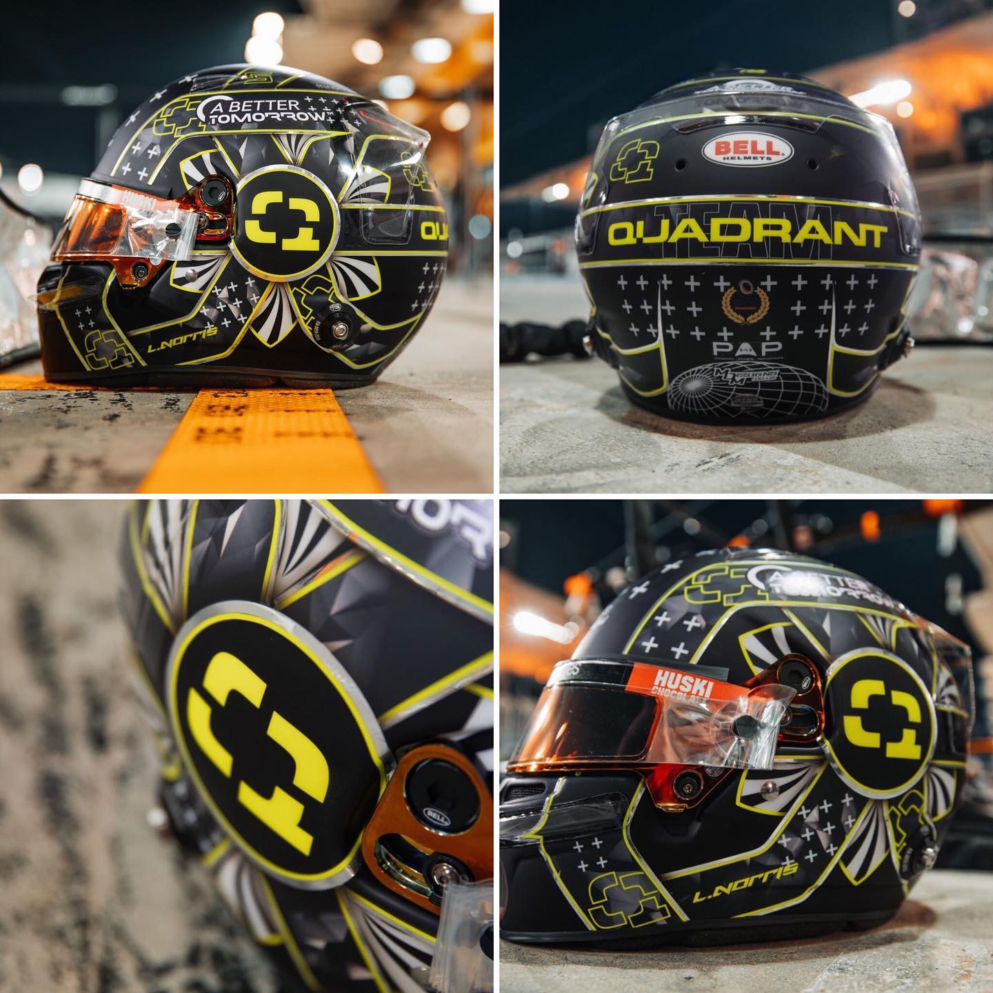 Racing Helmets Garage Bell HP77 L.Norris Bahrain 2020 by MDM Designs