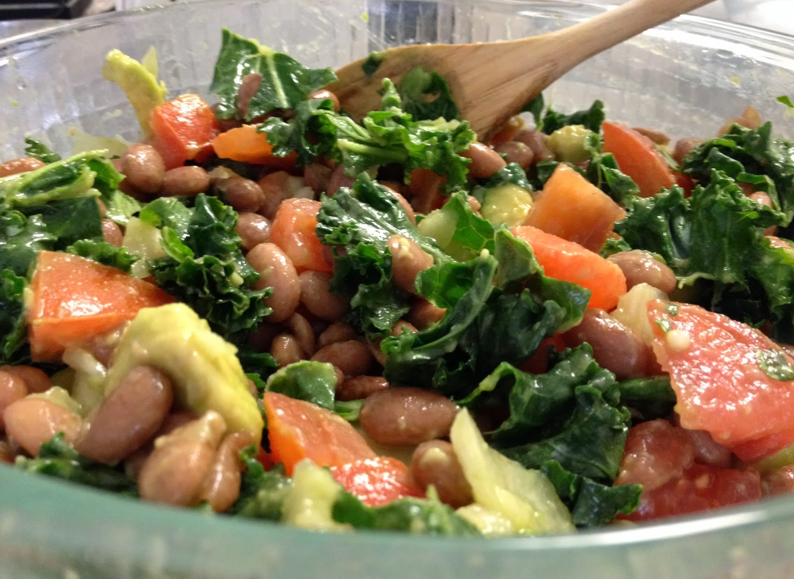 Books and Food Lite Lime and Pinto Bean Salad