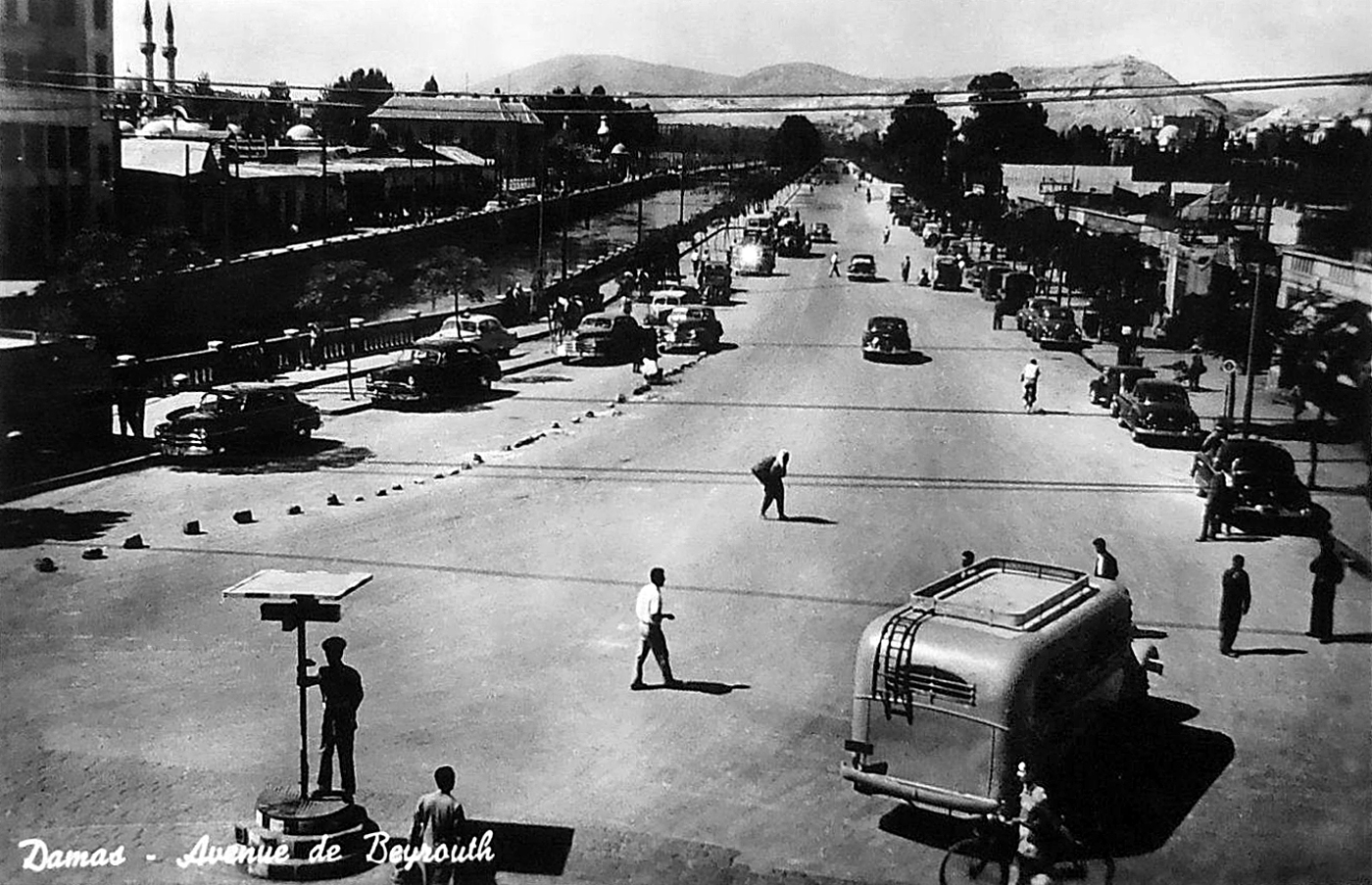 transpress nz cars in Damascus, Syria, 1950s