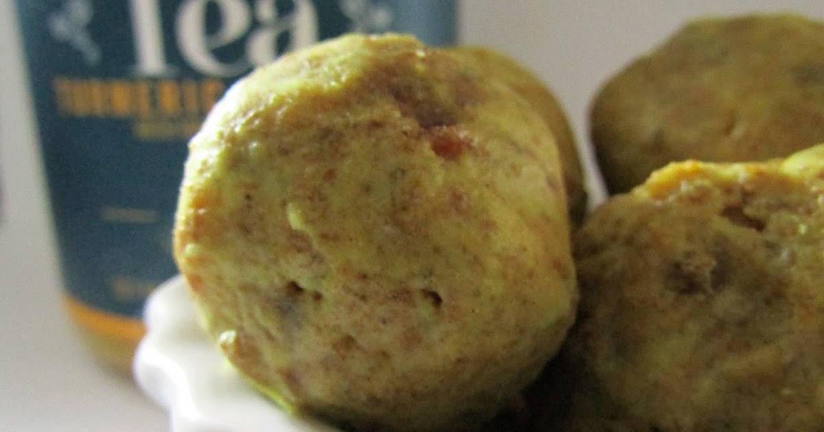 Peonies and a Latte Turmeric Protein Snack Balls