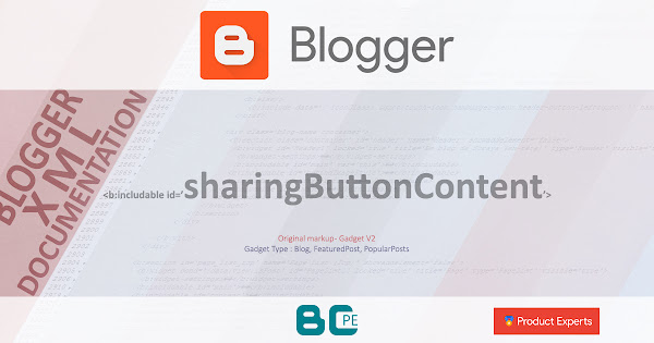 Blogger - sharingButtonContent [Blog/FeaturedPost/PopularPosts GV2]